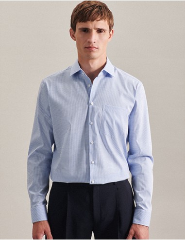 SEI-193640/193660-Mens Shirt Regular Fit Check/Stripes Long Sleeve